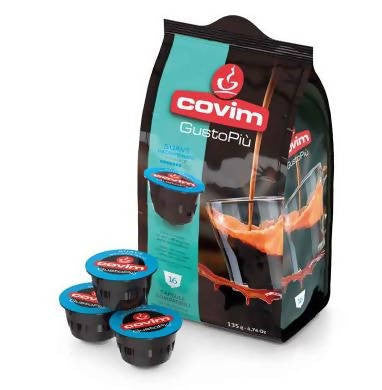 Covim Gustopiu Flowpack Decaf 16 Capsule