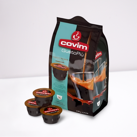 Covim Gustopiu Flowpack Orocrema 16 Capsule